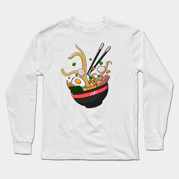 Ramen Lovers Long Sleeve T-Shirt by Hell Design